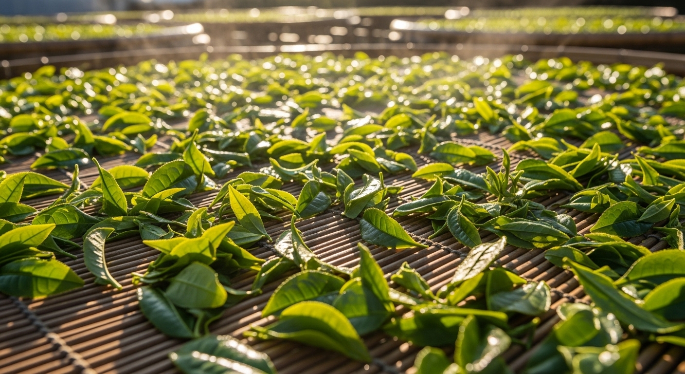 Illustration of dopamine pathway activation with caffeine molecule