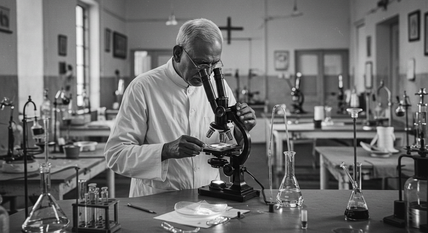 A histological image of an artery with atherosclerosis, reflecting the study’s focus on cholesterol and heart disease