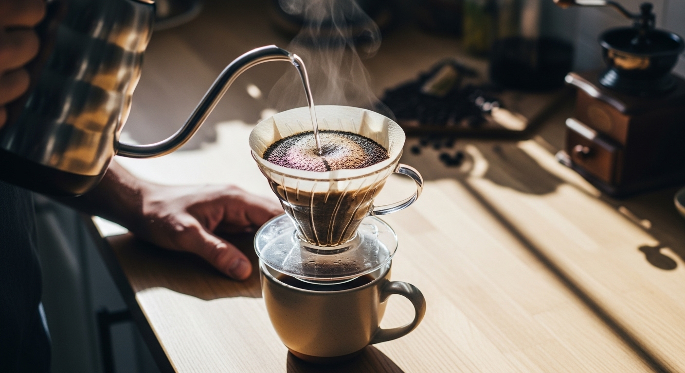 Coffee cup with blood pressure gauge graphic