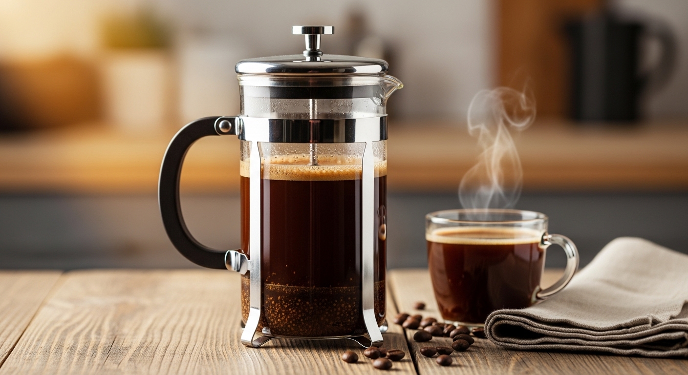 Coffee cup placed over stylized liver illustration