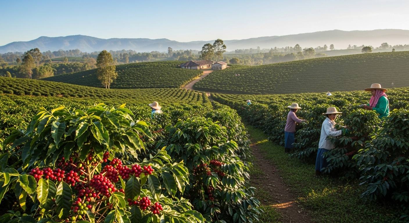 Coffee cup with heartbeat line overlay