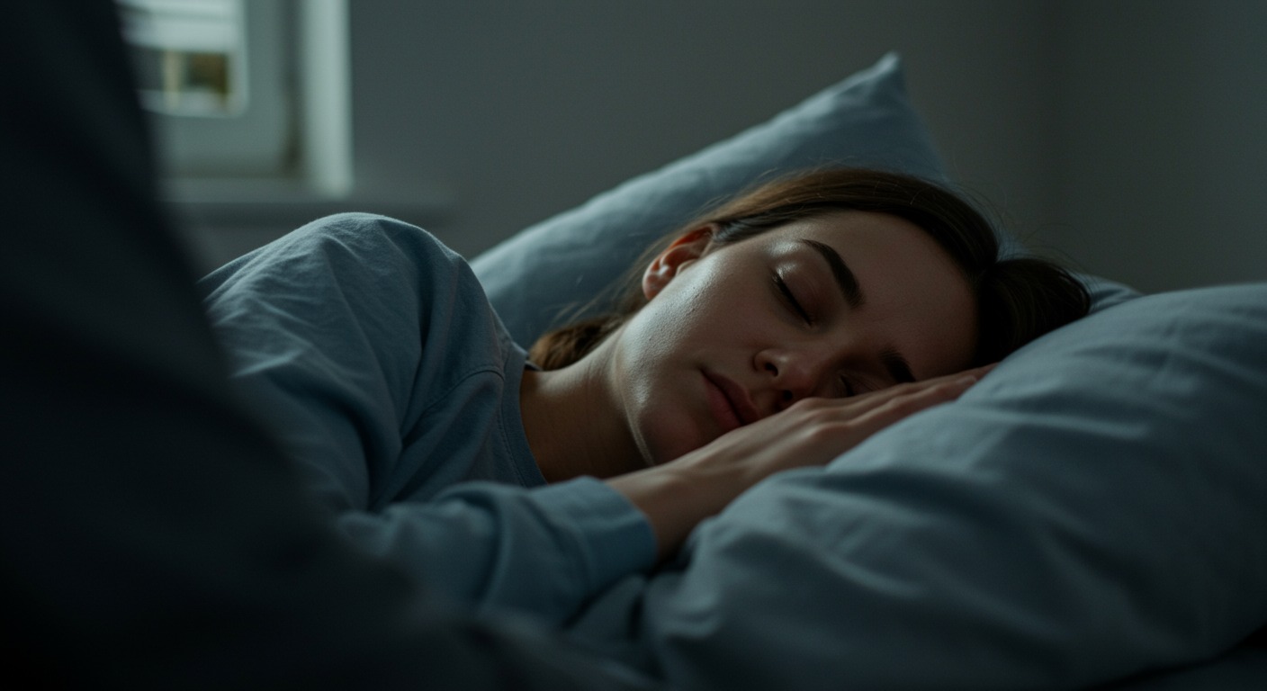 Photorealistic therapy session focused on sleep improvement with CBT-I techniques visualization, showing behavioral change and sleep optimization, soft therapeutic lighting, no text