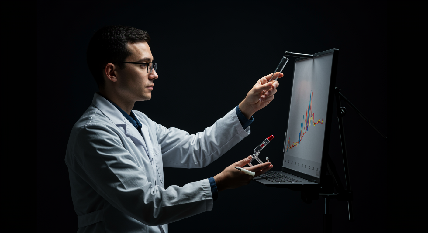 Photorealistic visualization of inflammatory markers rising with sleep deprivation, showing C-reactive protein elevation and cardiovascular impact, soft medical lighting, no text