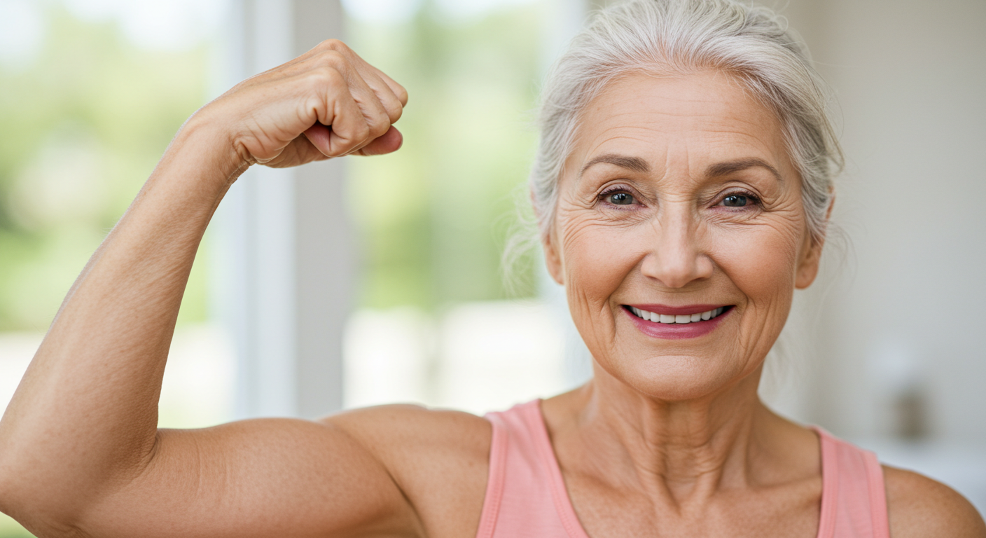 Illustration of vitamin K2 and its role in bone strength