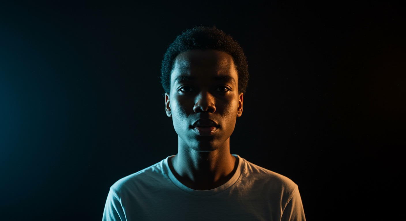 Photorealistic person experiencing immediate alertness boost from morning bright light transition, with cognitive performance visualization, soft neurological lighting, no text