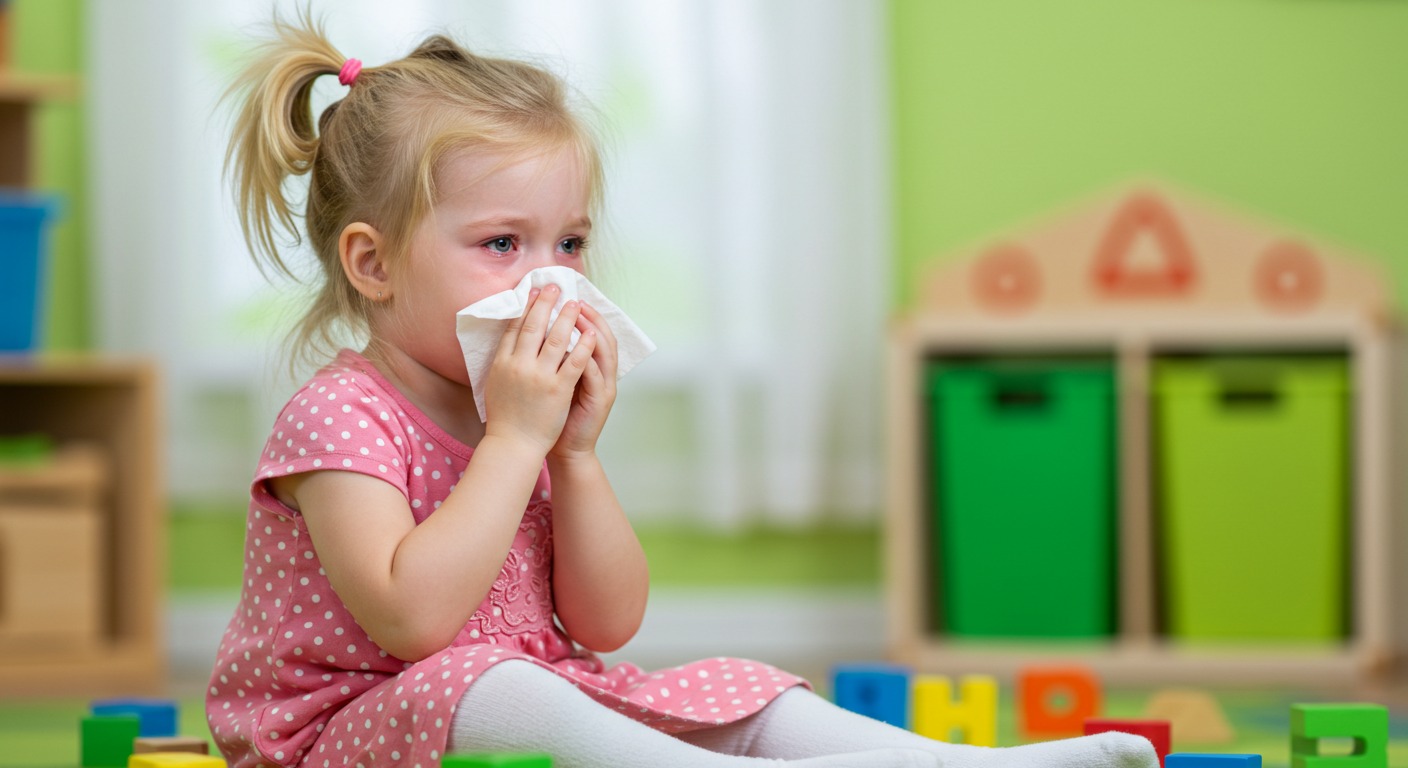 Vitamin D drops with child inhaler