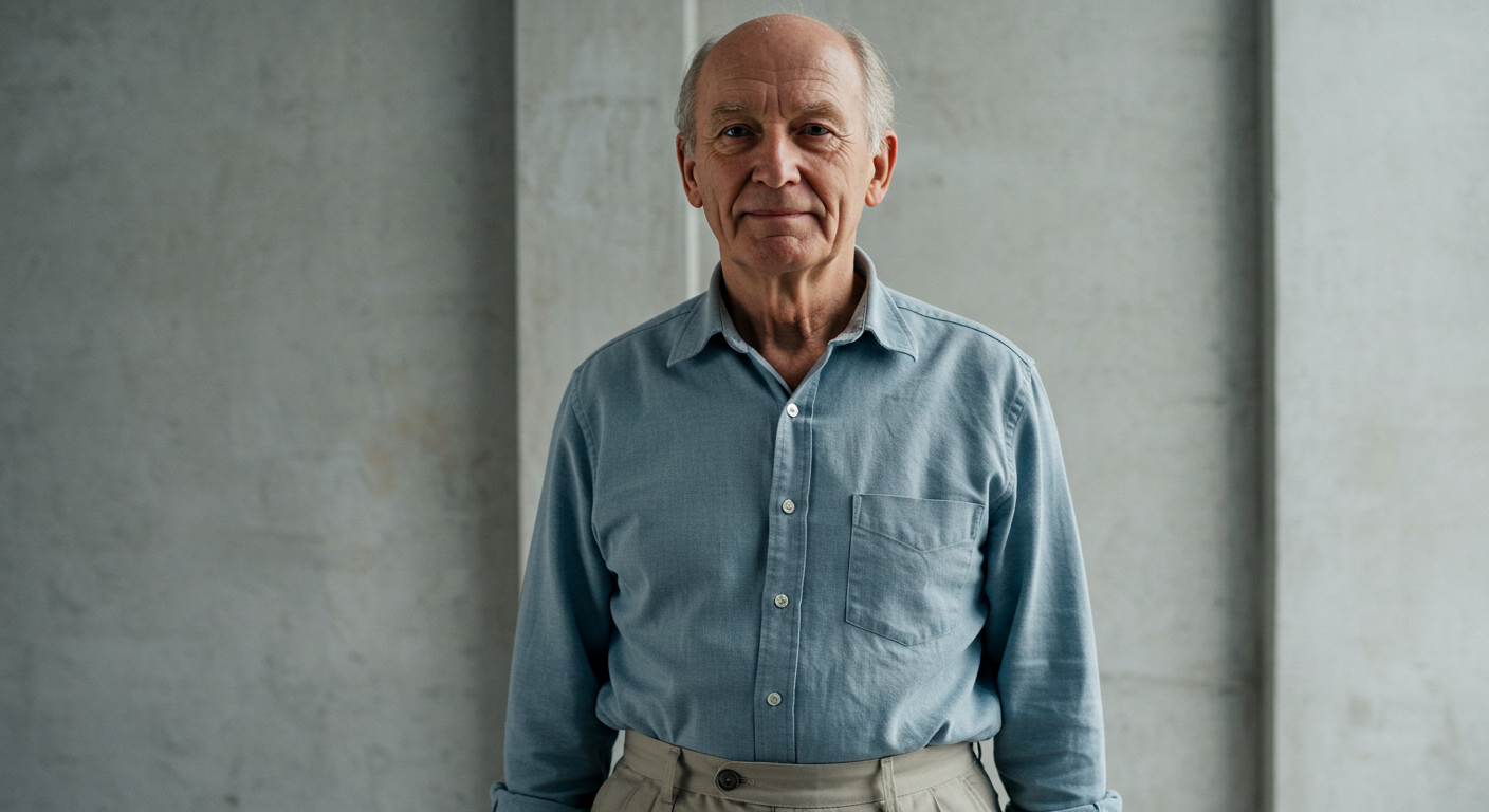 Elderly man holding his hip in pain, symbolizing fracture risk