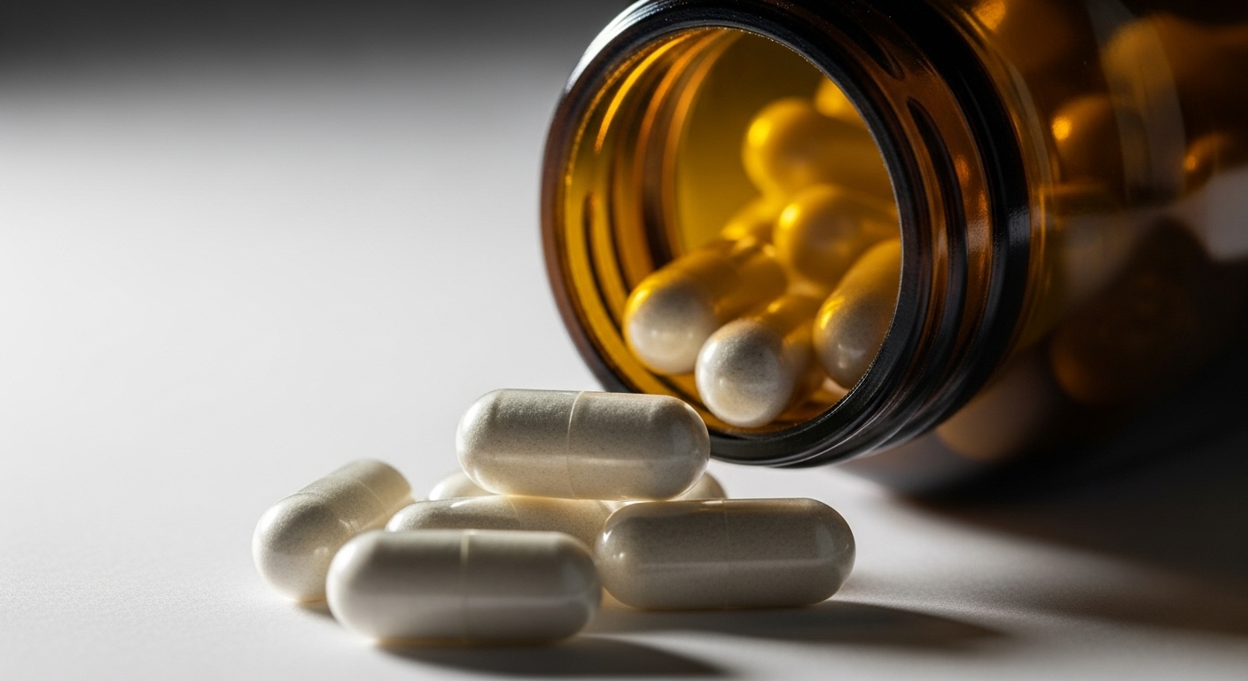 Zinc supplement with soft lighting